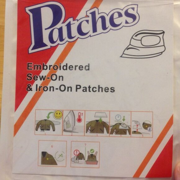 Crafts bundle, embroidered outdoorsy sew-on & iron-on patches - Picture 8 of 8